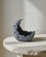 Crescent Moon LED Tealight Holder shown alone