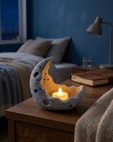 Crescent Moon Flameless Tealight Holder