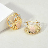 Hollow Rosette Hoops product