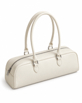 Cream Baguette Bag