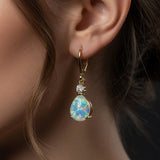 Opal Teardrop Earrings