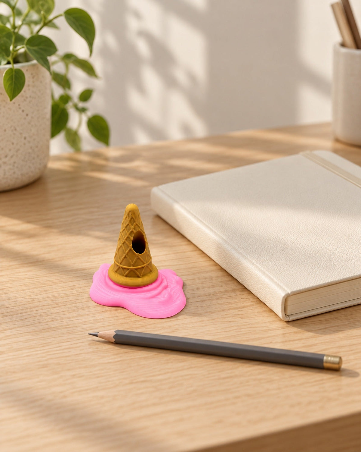 Ice Cream Pen Holder collection card
