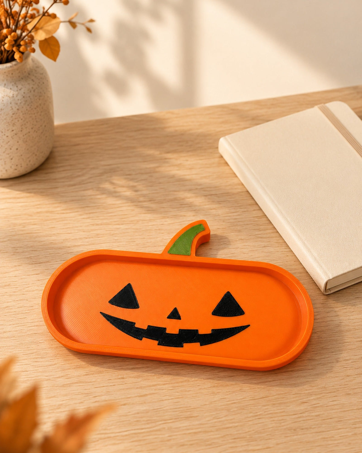 Pumpkin Eyeglasses Tray collection card